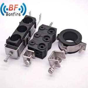 15.00cm * 6.00cm * 1.50cm Package Size Double Type Fiber Feeder Clamp RF Cable