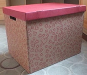 Beautiful customized carton box storage box from China