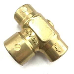 Precision Copper Tee Pipe Connector for Custom Made Metal Processing Machinery