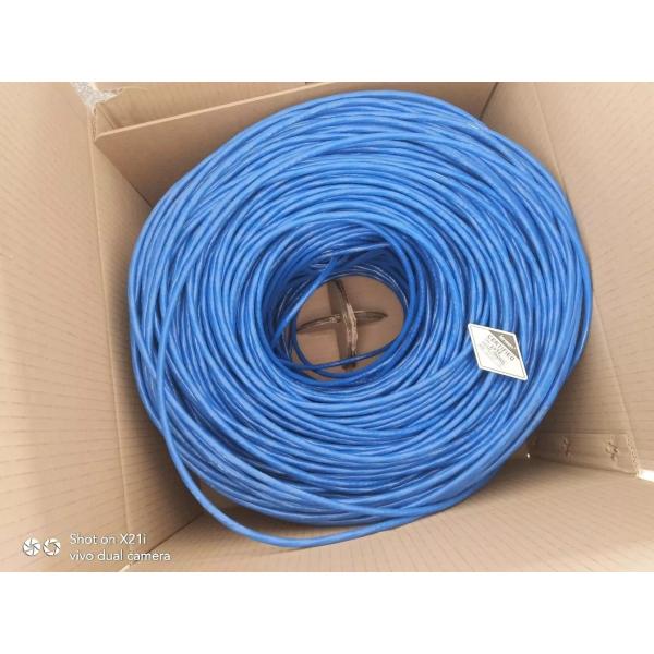 Communication Cable Indoor CAT5e UTP Cable 24AWG CCA Conductor PVC Jacket