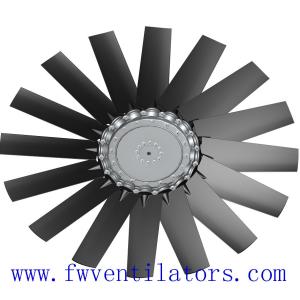 plastic fan blades for industrial axial ventilation fan