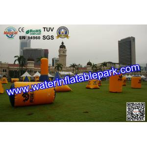 Quality PVC Inflatable Paintball Bunker BUN51 With Durable Plastic Ground Stakes for sale