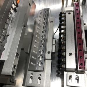 China Automatic 12 Holes Lipstick Aluminum Mold Demoulding Machine on sale