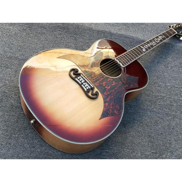 Factory Gibson custom Johnny cash G200 Acoustic Guitar,2018 Solid Spruce top 43 " G200vs Maple Acoustic Guitar