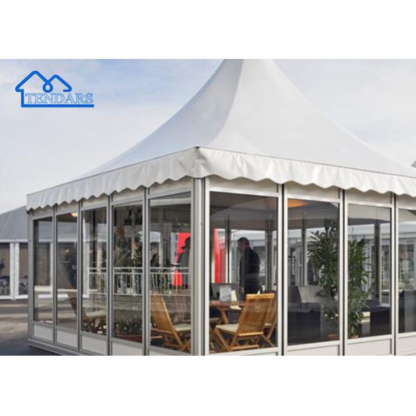 Hot Sale Outdoor Tent Pop ,Durable Celebration Pagoda Tent With Glass Wall For Sale