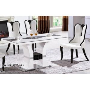 home 6 person rectangular natural marble table dining room furniture