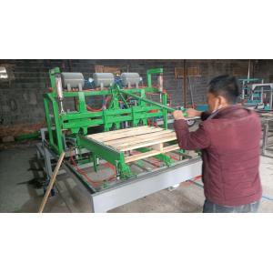 Pneumatic Semi Automatic Pallet Nailing Machine With Palletizer