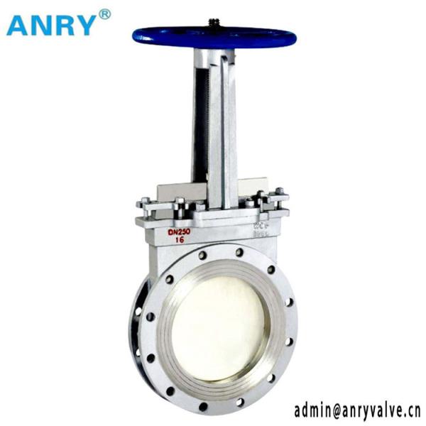 Buy Beveled Edge NPS 2" CF8 PN16 Wafer Knife Gate Valve at wholesale prices