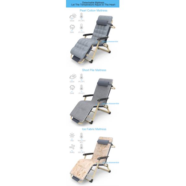 Foldable Portable Chaise Lounge Chair for Outdoor Beach Patio Garden Camping Pool Side