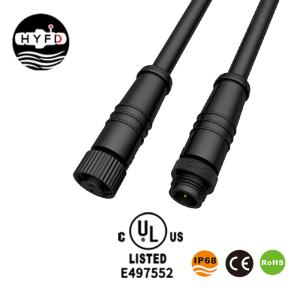 Customizable M12 HYFD IP68 Waterproof Cable Connector