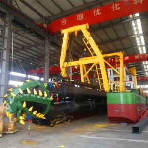 Carriage Optional Cutter Suction Sand Mud Dredging Machinery with Water Flow