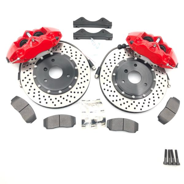 AP9200 Car 4 Pot Brake Kit Disc 330*28mm 20in Front Wheel
