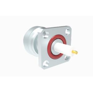 Type N Female 4-hole Flange Micro-strip RF Coaxial Connector with Durable