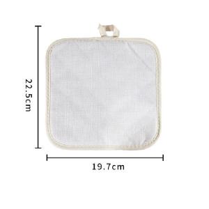 Customized Sublimation Placemats Blanks Linen And Polyester Sublimation Pot