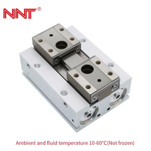 Double piston Small Pneumatic Gripper , CE Double Acting Pneumatic Cylinder
