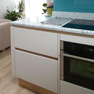 Modern Modular Pantry PVC Kitchen Cabinet For Villa Apartment