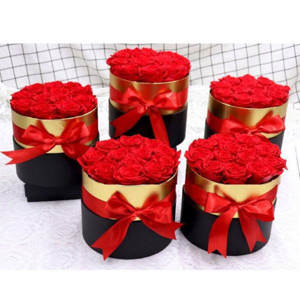 Custom Wholesale 2020 mother's day party supplies preserved rose flower happy