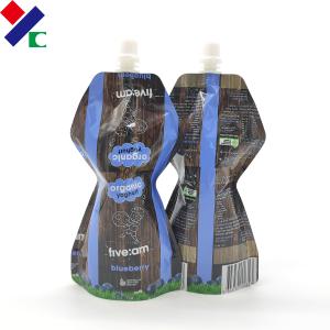 BPA Free Plastic Spout Pouch Packaging Food Grade Tomato Ketchup With Spout On