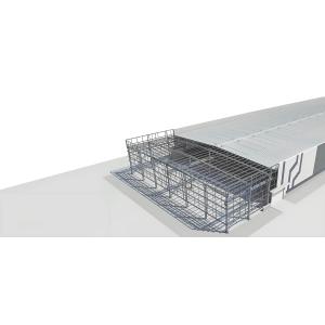 Customized Prefabricated Metal Warehouse Steel Construction Warehouse Rustproof