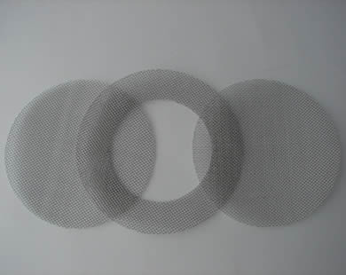 Anti Acid Stainless Steel Filter Mesh Disc 20 50 100 Rimmed For Plastic Extrusion