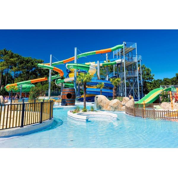 Amusement Water Park Swimming Pool Water Spiral Slide Group for Children