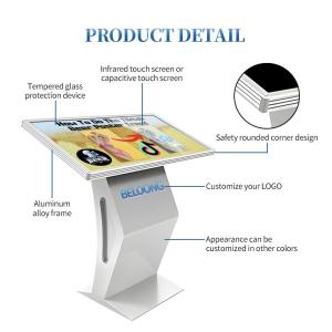49 Inch Exhibition Hall Interactive Self Service Kiosk Vertical Touch Screen