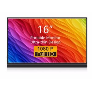 250cd/M2 Brithgness 1080P Full HD Ultra Light 16inches LCD Portable Monitor