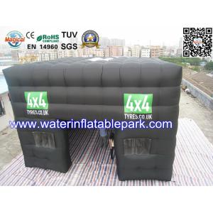 Custom Inflatable Advertising Tent , Black Inflatable Photo Booth Tent