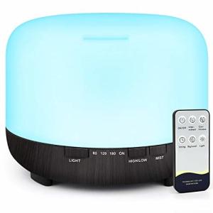 Quality 500ml Ultrasonic Diffusers with Remote Control and Adjustable Mist Mode&amp; Waterless Auto-Off for sale