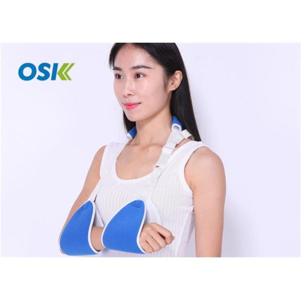 Buy Blue / White Arm Support Brace Easy To Wear / Clean Arm Sling Type CE Certification at wholesale prices
