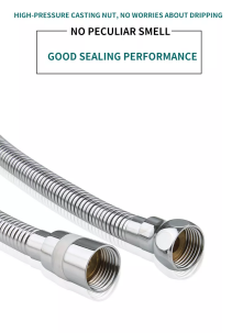 Stainless Steel Shower Flexible Hose For Apartment's Bathroom