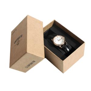 CMYK Rectangle Lid And Base Box Cardboard Paper Empty Wrist Watch Packaging Box