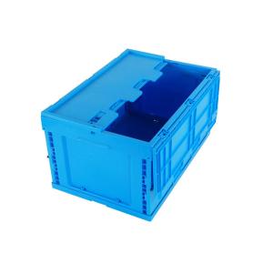 plastic collapsible warehouse fruit picking crate foldable feature plastic crate