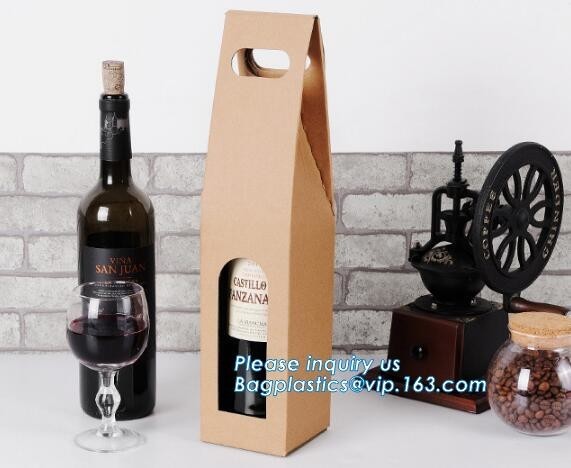 Buy Wine Packing Kraft Paper Bag with Twist Handle,Eco-friendly cmyk gold color custom printing paper wine gift bag bagease at wholesale prices