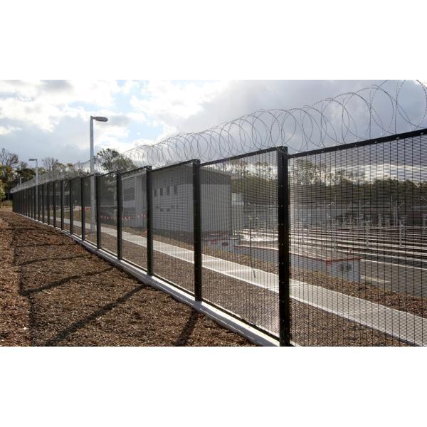 High Security Prison Fencing 358 Security Wire Mesh Fence