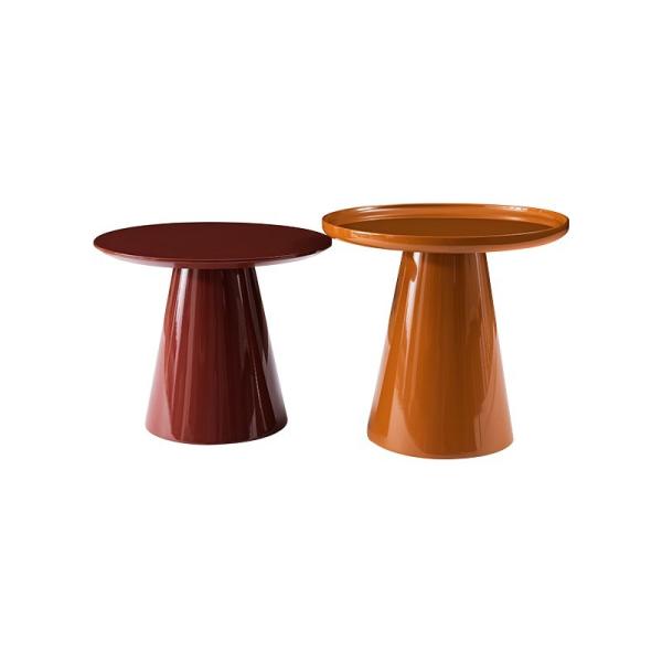 Buy Modern Sofa Side Table Art Colour Fiberglass Bedside Chairside Table at wholesale prices