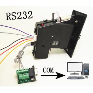 Multi Coin RS232 Communucation Coin Acceptor For All Coins Plastic Material
