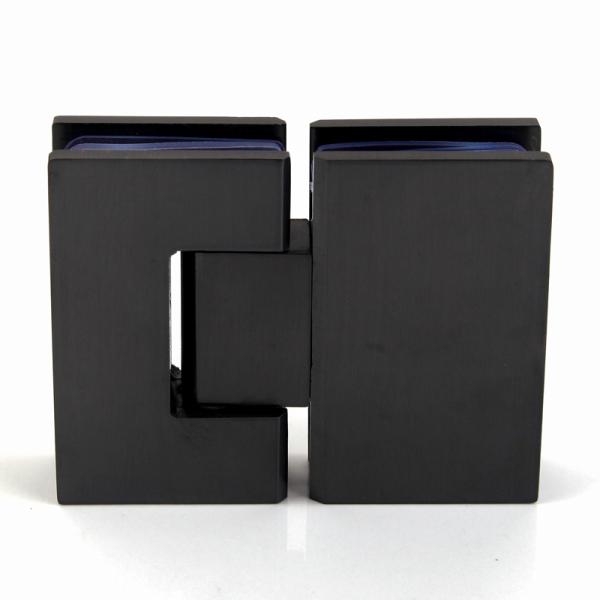 Brushed Nickel Finish Black Matte Shower Room Bathroom Hinge for Glass Door Pivot Spring