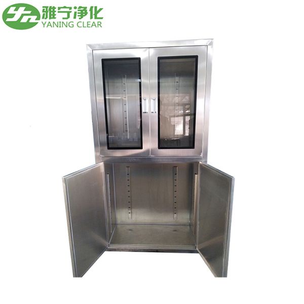 YANING Custom Stainless Steel Medicine Cabinet Medical Devices Cabinet Anesthetist Cabinet for Hospital