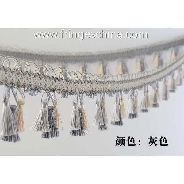 Handmade fashionable chain beads lace tassels fringes for curtain/sofa/pillow/stage decoration