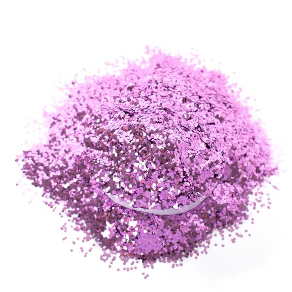 Add Some Sparkle to Your Festival Home Decoration with 2023 Hotsale PET Hexagonal Glitter Powder in Pink Purple and Red