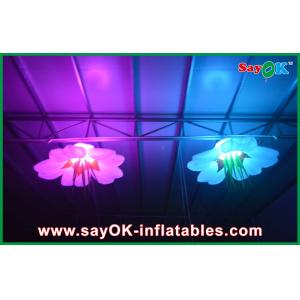 Party Inflatable Lighting Decoration Orange / Green Customized