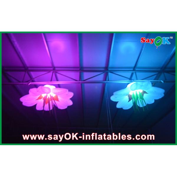 Party Inflatable Lighting Decoration Orange / Green Customized