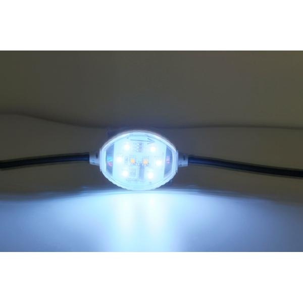 24V 60mm IP65 RGBW LED Pixel Angle 120° 1.5W Working Voltage DC24V Matrial PC Shell