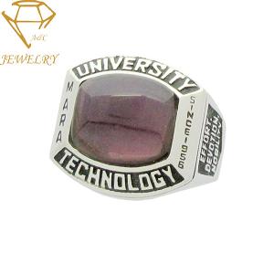 Embossed University Customized Class Rings
