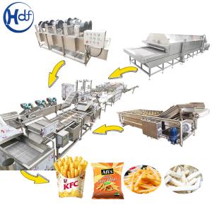 Fully Automatic Frozen Potato Product Price French Fry Turkey Production Line