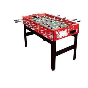 Solid MDF Colorful 48" Foosball Table Wood Soccer Table With Chromed Steel Rod