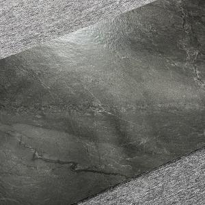 Non Slip Matt 60 X 120 Glazed Ceramic Tiles Rustic Dark Grey For Living Room