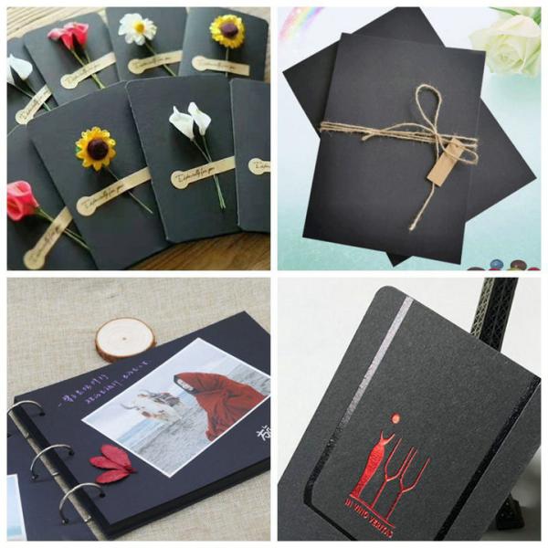 300g 8.5 x 11 Inches Black Colored Cardstock Thick Cover For Making Scrapbooking 300g 8.5 x 11 Inches Black Colored Cardstock Thick Cover For Making Scrapbooking
