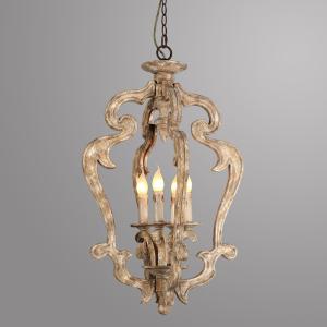 Quality Outdoor wood chandelier for home lighting Fixtures (WH-CI-76) for sale